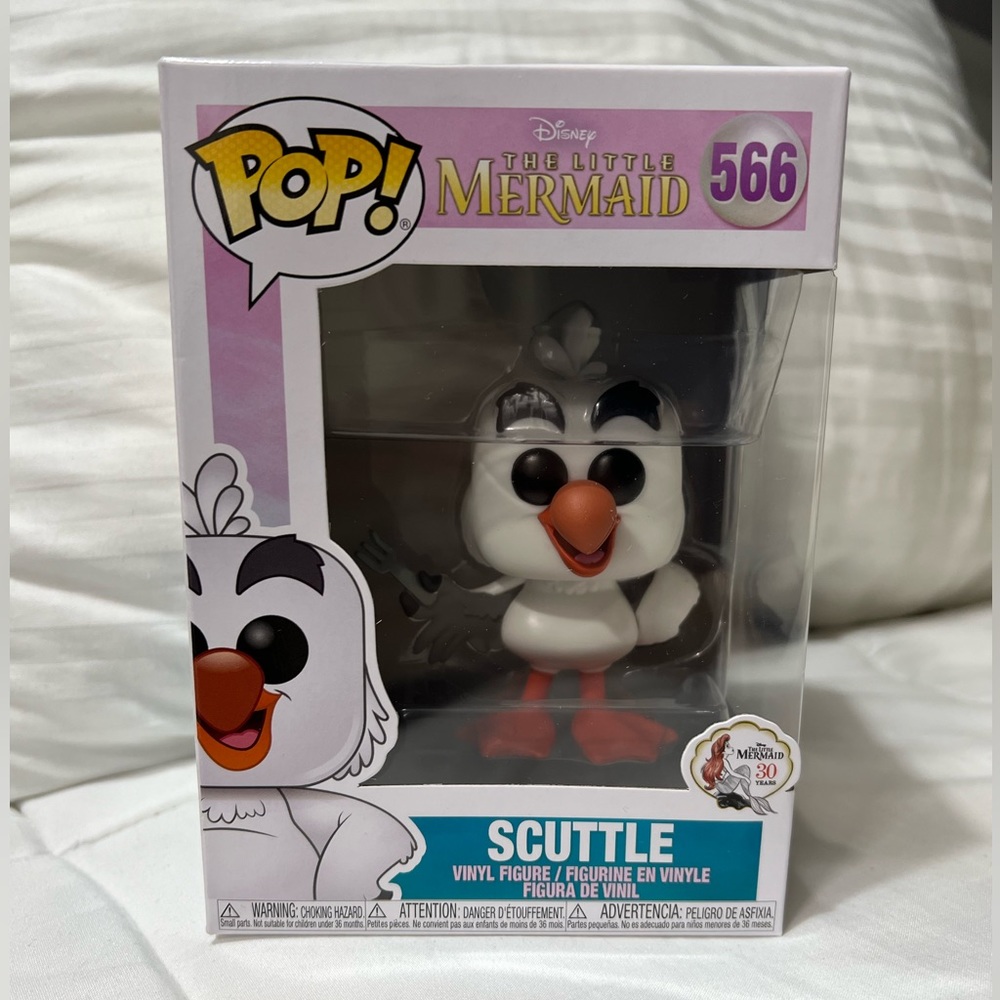 Funko The Little Mermaid POP!
Disney Scuttle Vinyl Figure
#566 [with Fork]